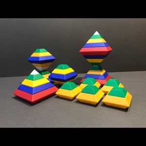 Pyramid Stacking Blocks + BONUS